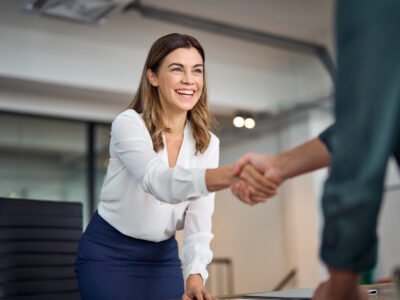 Shaking hands as a bacteria bomb when greeting