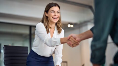 Shaking hands as a bacteria bomb when greeting