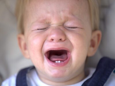 Crying or screaming babies in an enclosed space