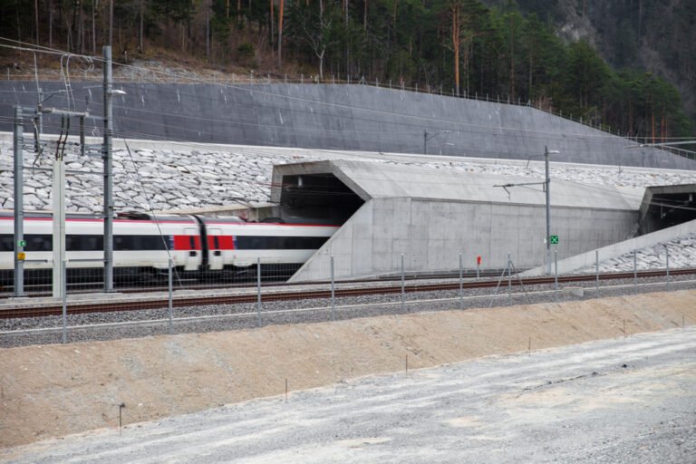 Gotthard Base Tunnel (57 km) - Railway Tunnel