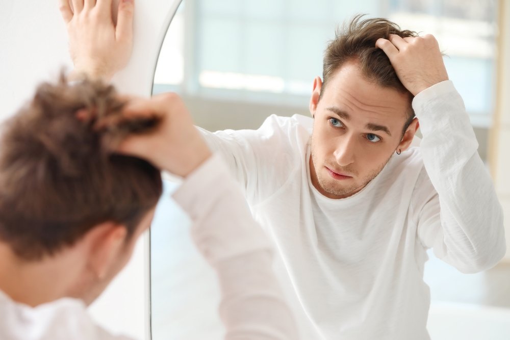 Your hairline recedes or hairs grow in strange places